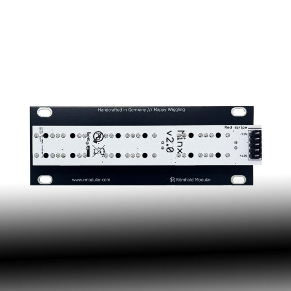 1U Minx /// Mutable Instruments Eurorack Module /// Links Clone /// Black Panel - Image 3