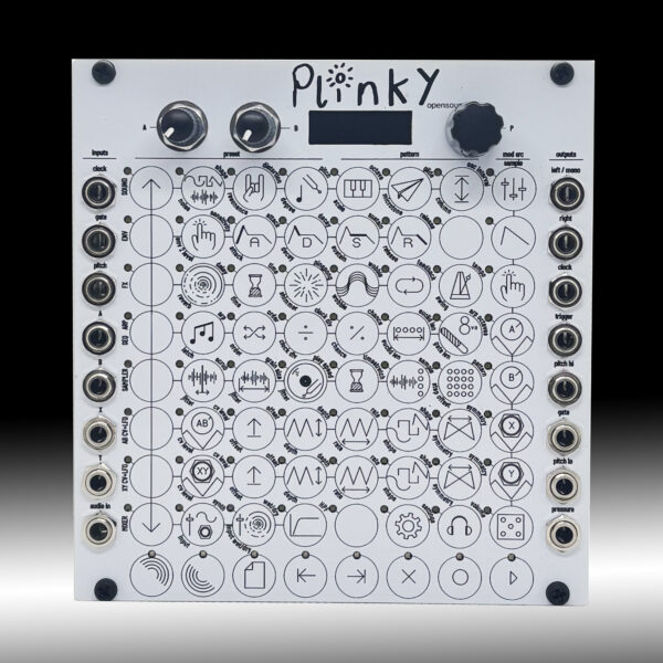 Plinky V3 8-Voice Polyphonic Touch Synthesiser (24HP) Eurorack & Desktop Synth White - Image 2