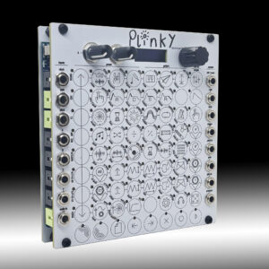 Plinky V3 8-Voice Polyphonic Touch Synthesiser (24HP) Eurorack & Desktop Synth White