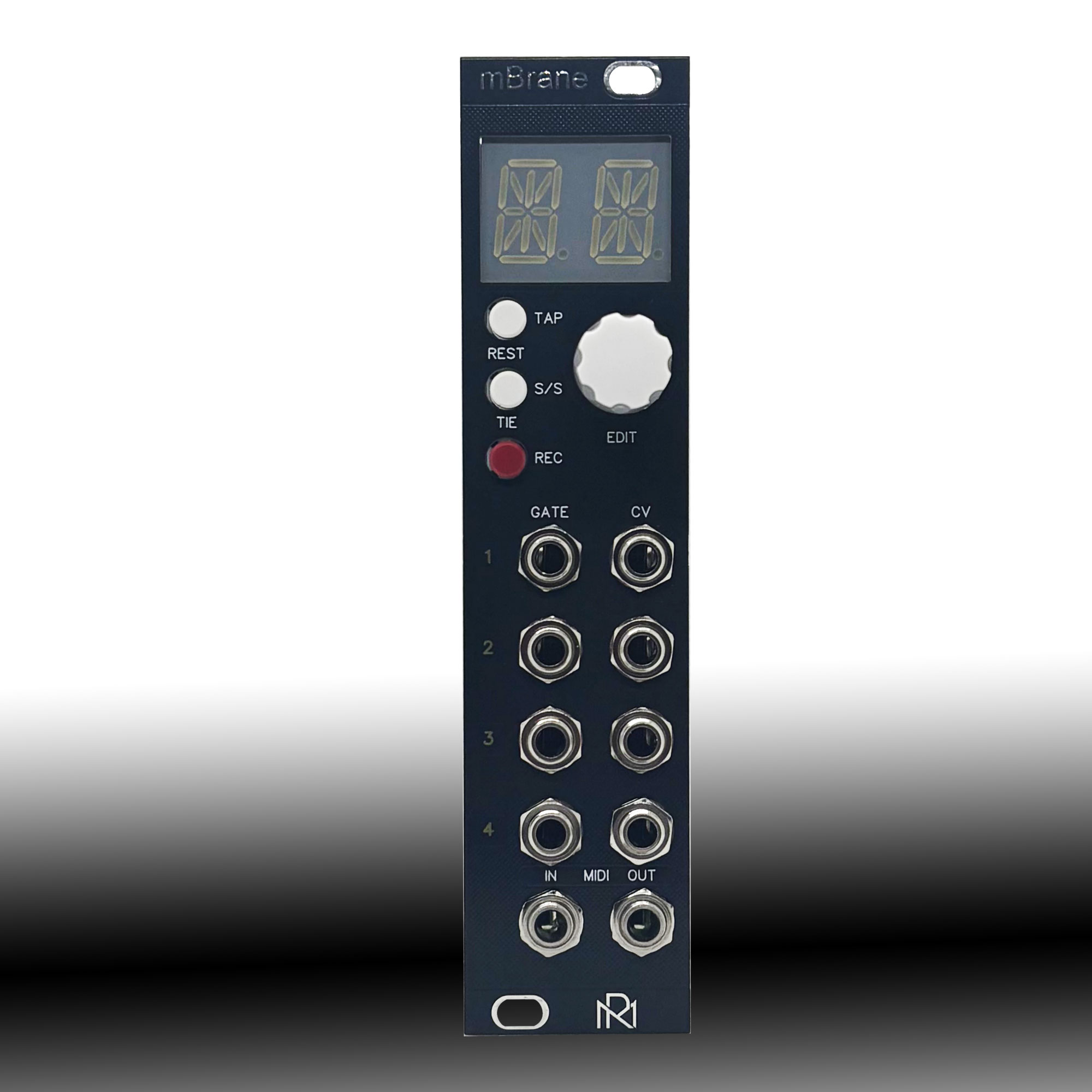mBrane V1.2 /// Mutable Instruments Eurorack Module /// Yarns Clone /// Black Panel - Image 3